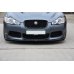 Накладка сплиттер на передний бампер на Jaguar XF-R I